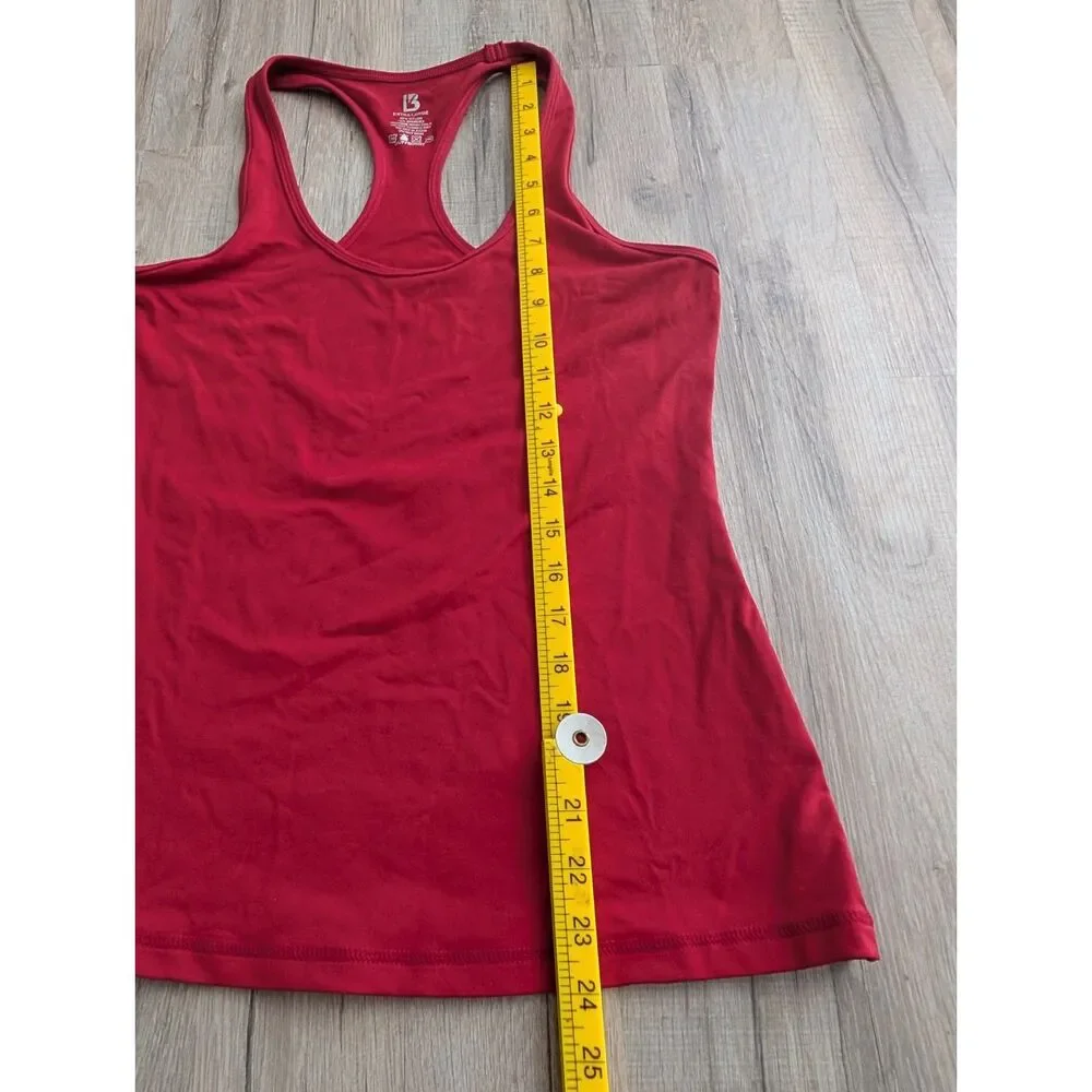 BuffBunny Red Racerback Tank Top Fitted Active, XL (C9)